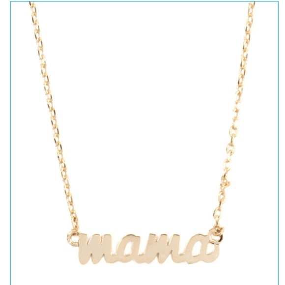 Jewelry - Gold "Mama" Necklace